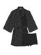 Піжамний Комплект 3-в-1 Victoria's Secret 3-Piece Cotton Pajama Set Black, Чорний, XS