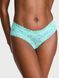 Трусики чікі Victoria's Secret The Lacie Lace Cheeky Panty Aqua Blue &mdash; фото , вигляд з різних ракурсів