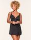 Нічна сорочка жіноча Adore Me Malaya Black Slip &mdash; фото , вигляд з різних ракурсів