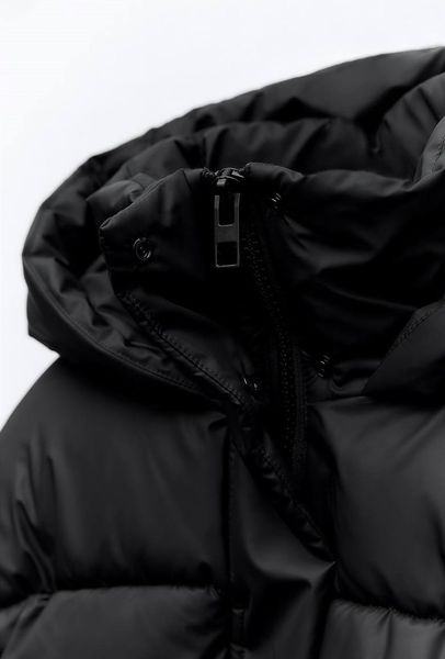 Куртка ZARA Wind Protection Rubberized Anorak Black 4391\707\800 фото