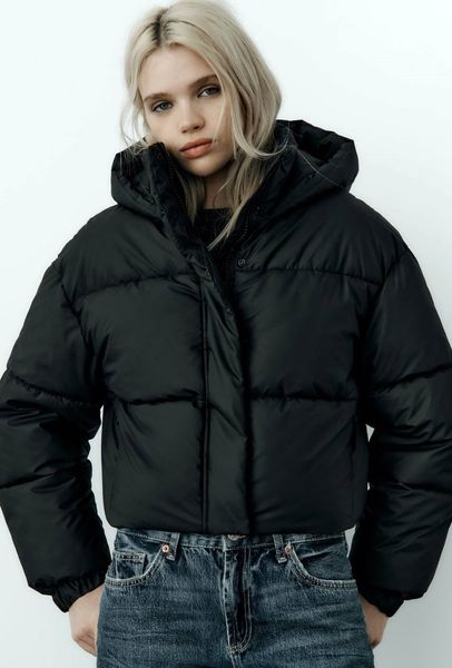 Куртка ZARA Wind Protection Rubberized Anorak Black 4391\707\800 фото