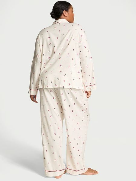 Фланелева піжама Victoria's Secret Long Pajama Set &mdash; основне фото товару, вигляд спереду