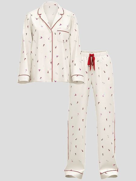 Фланелева піжама Victoria's Secret Long Pajama Set &mdash; основне фото товару, вигляд спереду