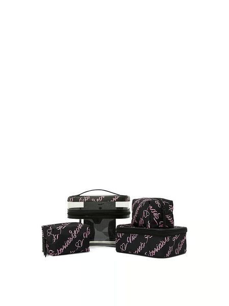 Косметичка Victoria's Secret 4-Piece Makeup Bag Set  27160246 фото