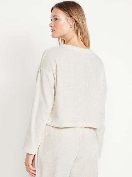 Піжама Old Navy ozy Chenille Button-Down  &mdash; основне фото товару, вигляд спереду