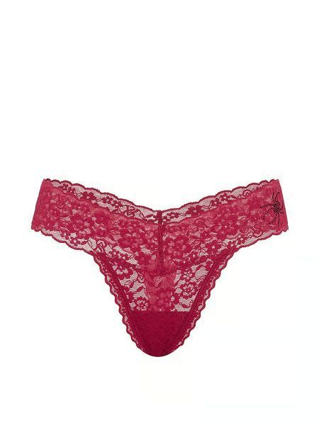 Трусики стринги Victoria's Secret Lacie Sparkle Thong Panty 27368526 фото