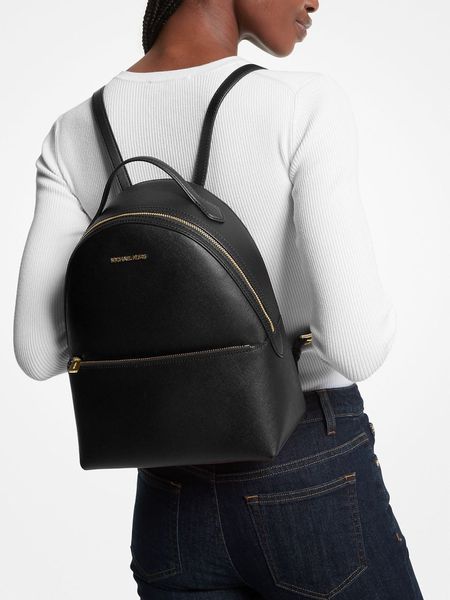 Жіночий рюкзак Sheila Medium Faux Saffiano Leather Backpack 12314 фото