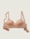 Бюстгальтер Беcшовний Victoria's Secret Pink Wear Everywhere Wireless Bra, Бежевий, 36, B