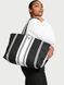 Сумка-шоппер Victoria's Secret Tote (Weekend, Travel Bag) Black & White NEW &mdash; фото , вигляд з різних ракурсів