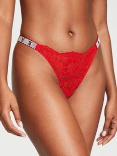 Трусики стринги Victoria's Secret Shine Very Sexy Panty Lipstick 26709627 фото