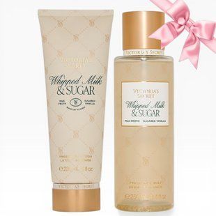 Набор Victoria's Secret Whipped Sugar & Milk Fragrance Mist + Lotion 215/219 фото