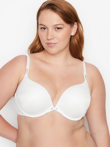 Бюстгальтер Victoria's Secret Bombshell Add-2-Cups Smooth Push-Up Bra White 26607834 фото