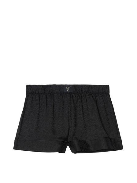 Піжама Victoria's Secret Cami Short PJ Set Satin Black &mdash; основне фото товару, вигляд спереду