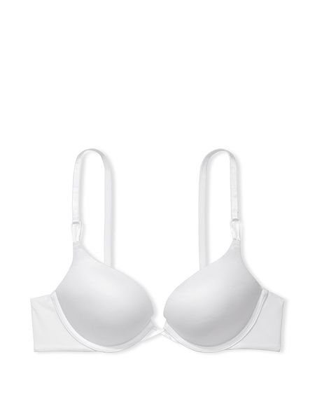 Бюстгальтер Victoria's Secret Bombshell Add-2-Cups Smooth Push-Up Bra White 26607834 фото