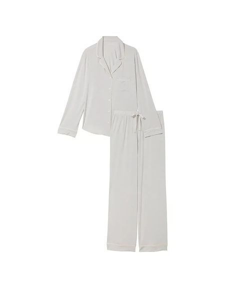 Піжама зі штанами Victoria's Secret Modal Long PJ Set &mdash; основне фото товару, вигляд спереду