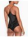 Піжама Victoria's Secret Cami Short PJ Set Satin Black &mdash; фото , вигляд з різних ракурсів