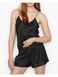 Піжама Victoria's Secret Cami Short PJ Set Satin Black &mdash; фото , вигляд з різних ракурсів