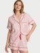 Фланелева піжама (сорочка + шорти) Victoria's Secret Flannel Short Pajama Set &mdash; фото , вигляд з різних ракурсів
