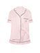 Піжама Сатинова Victoria's Secret Signature Satin Short Pajama Set Iconic Pink Stripes &mdash; фото , вигляд з різних ракурсів