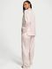 Піжама  Victoria's Secret Satin Long Pajama Set Iconic Pink Stripes New &mdash; фото , вигляд з різних ракурсів
