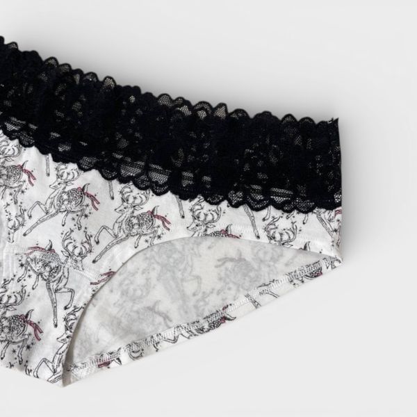 Хлопковые трусики Victoria's Secret The Lacie High Leg Hiphugger Panty  26566298 фото