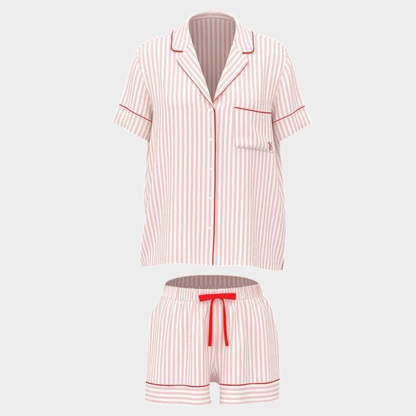 Фланелева піжама (сорочка + шорти) Victoria's Secret Flannel Short Pajama Set — фото товару | VikkyStyle Фланелева піжама (сорочка + шорти) Victoria's Secret Flannel Short Pajama Set — основне фото товару, вигляд спереду