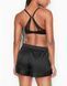 Піжама Victoria's Secret Cami Short PJ Set Satin Black &mdash; фото , вигляд з різних ракурсів