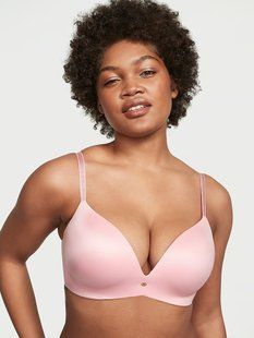 Бюстгальтер Victoria's Secret VERY SEXY So Obsessed Smooth Wireless Push-Up Bra Pink &mdash; основне фото товару, вигляд спереду