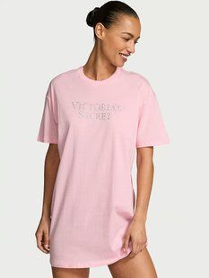 Ночная сорочка Victoria's Secret Oversize Cotton Sleep Tee 27212599 фото