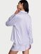 Піжама Victoria's Secret Signature Satin Long-Sleeve Short  &mdash; фото , вигляд з різних ракурсів
