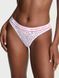 Трусики стринги Victoria's Secret Logo Cotton Thong Panty 27175929 фото 1