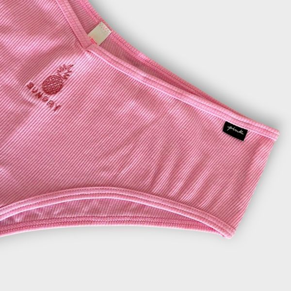 Трусики чики Victoria's Secret PINK Cotton Cheekster Panty Pink 23227а фото