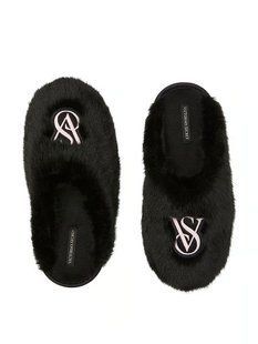 Домашние тапочки Victoria's Secret Luxe Plush Closed-Toe Slippers 27160175 фото