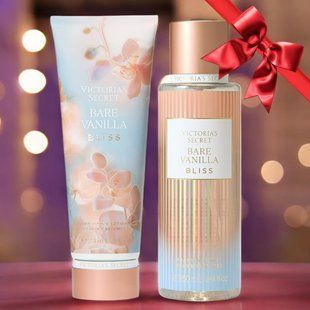 Набір Victoria's Secret Bare Vanilla Bliss Body Mist + Lotion &mdash; основне фото товару, вигляд спереду