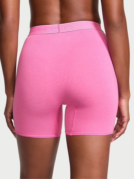 Трусики Victoria&rsquo;s Secret Pink Logo Cotton High Waist Boxer Brief Knickers &mdash; основне фото товару, вигляд спереду