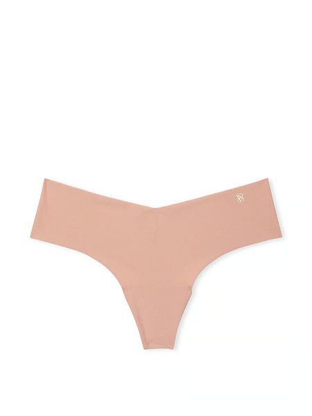 Безшовні трусики Victoria's Secret No-Show Thong Light Beige 26602730 фото