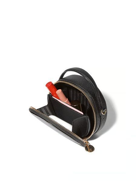 Сумка Victoria&rsquo;s Secret Hat Box Crossbody Bag Black &mdash; основне фото товару, вигляд спереду