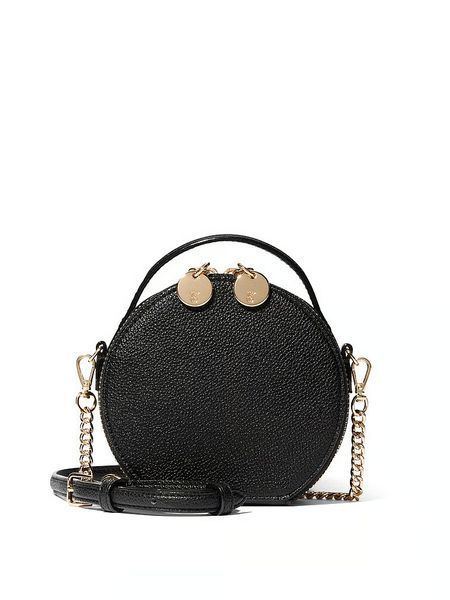 Сумка Victoria&rsquo;s Secret Hat Box Crossbody Bag Black &mdash; основне фото товару, вигляд спереду
