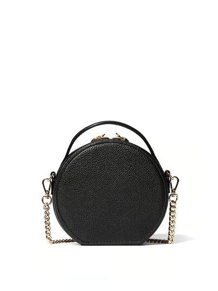 Сумка Victoria&rsquo;s Secret Hat Box Crossbody Bag Black &mdash; основне фото товару, вигляд спереду