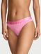 Трусики стрінги Victoria's SecretCotton Exploded Logo Cotton Thong Panty &mdash; фото , вигляд з різних ракурсів
