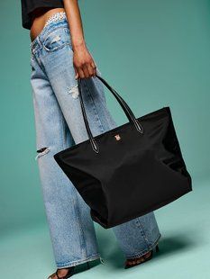 Сумка Victoria&rsquo;s Secret Large Tote Bag Black &mdash; основне фото товару, вигляд спереду