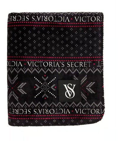 Плед cozy Victoria's Secret plush sherpa blanket 26728770 фото