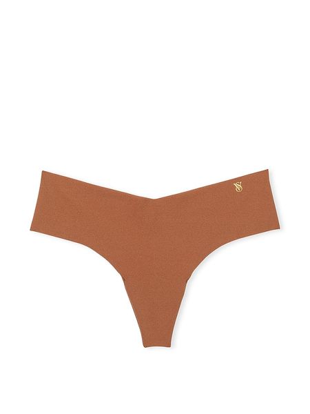 Безшовні трусики Victoria's Secret No-Show Thong Beige 26602333 фото