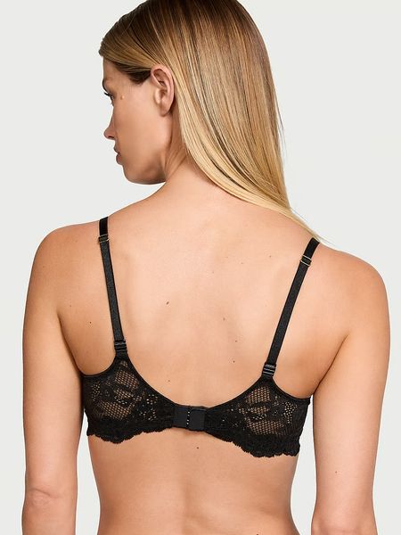 Бюстгальтер Victoria's Secret Dream Angels Wicked Unlined Lace Balconette Bra Black 26821613 фото