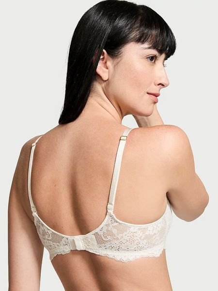 Бюстгальтер Victoria's Secret Dream Angels Wicked Unlined Lace Balconette Bra Coconut White 26822043 фото