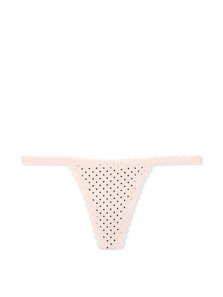 Трусики стринги Victoria's Secret The Lacie Dantelli Pamuklu V-String Panty 26090525 фото