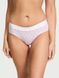 Хлопковые трусики Victoria's Secret Logo Cotton Hiphugger Panty White & Pink Hearts 26987598 фото 1