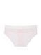 Хлопковые трусики Victoria's Secret Logo Cotton Hiphugger Panty White & Pink Hearts 26987598 фото 3