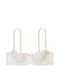 Бюстгальтер Victoria's Secret Dream Angels Wicked Unlined Lace Balconette Bra Coconut White, Білий, 34, D