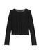 Лонгслив пляжный сетка Victoria's Secret Swim Beachwear Mesh Long-Sleeve Top Black 27178671D фото 3